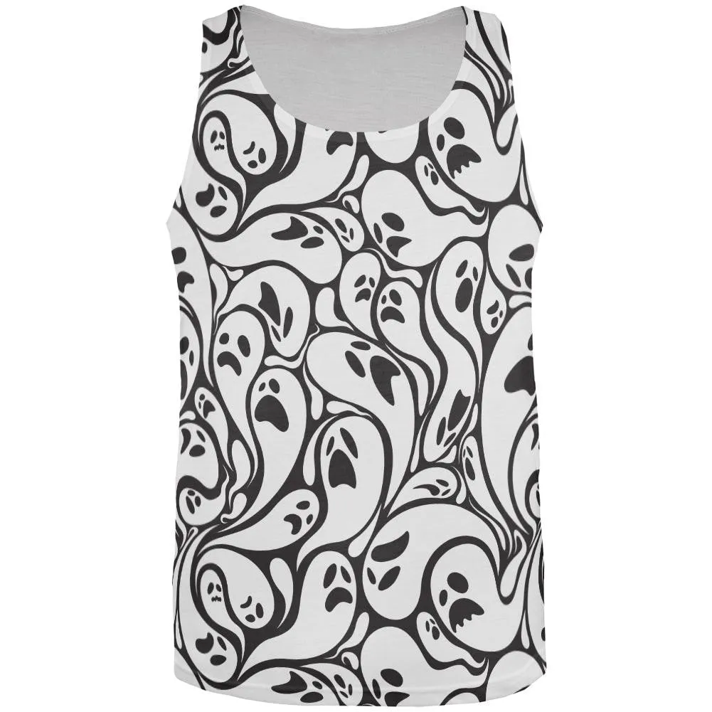 Halloween Ghosts All Over Adult Tank Top sold by Old Glory