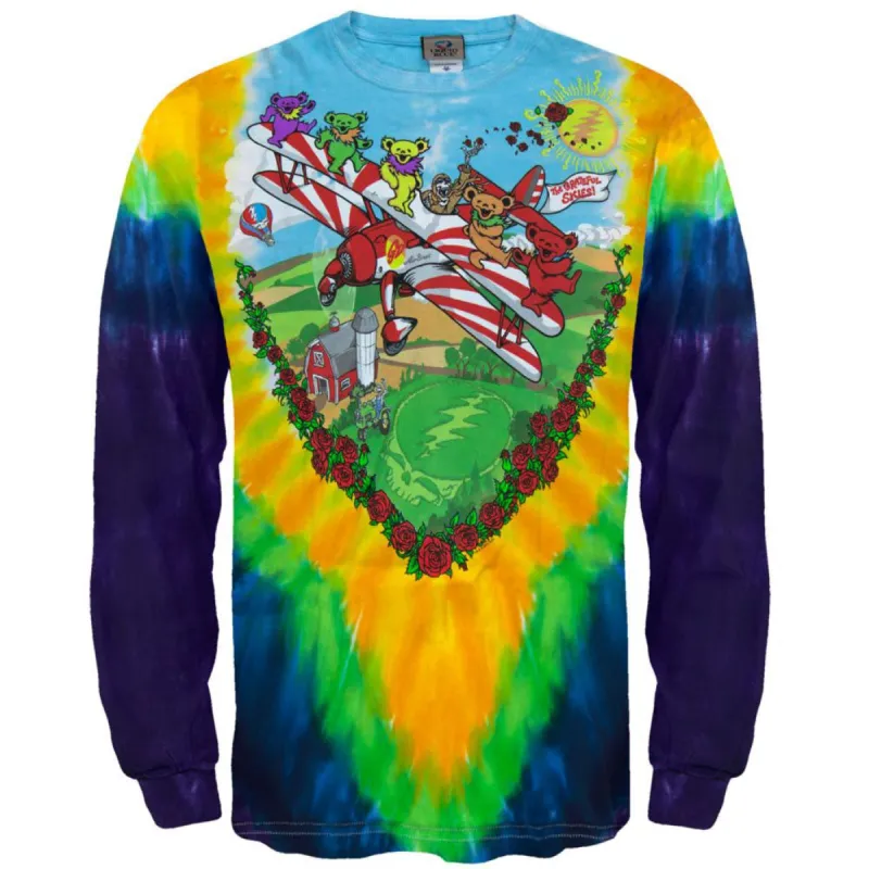 Grateful Dead - Bi-Plane Bears Long Sleeve T-Shirt sold by Old Glory