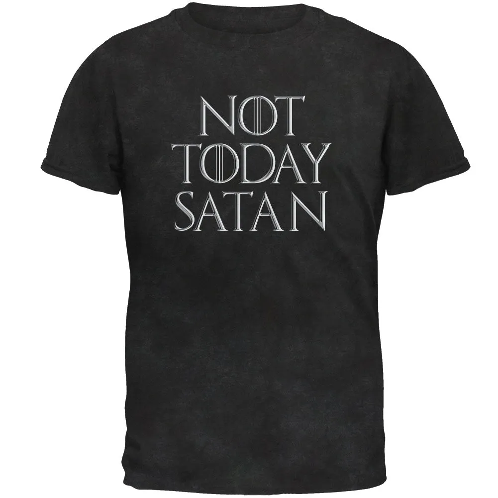 Not Today Satan Christian Mens T Shirt sold by Old Glory