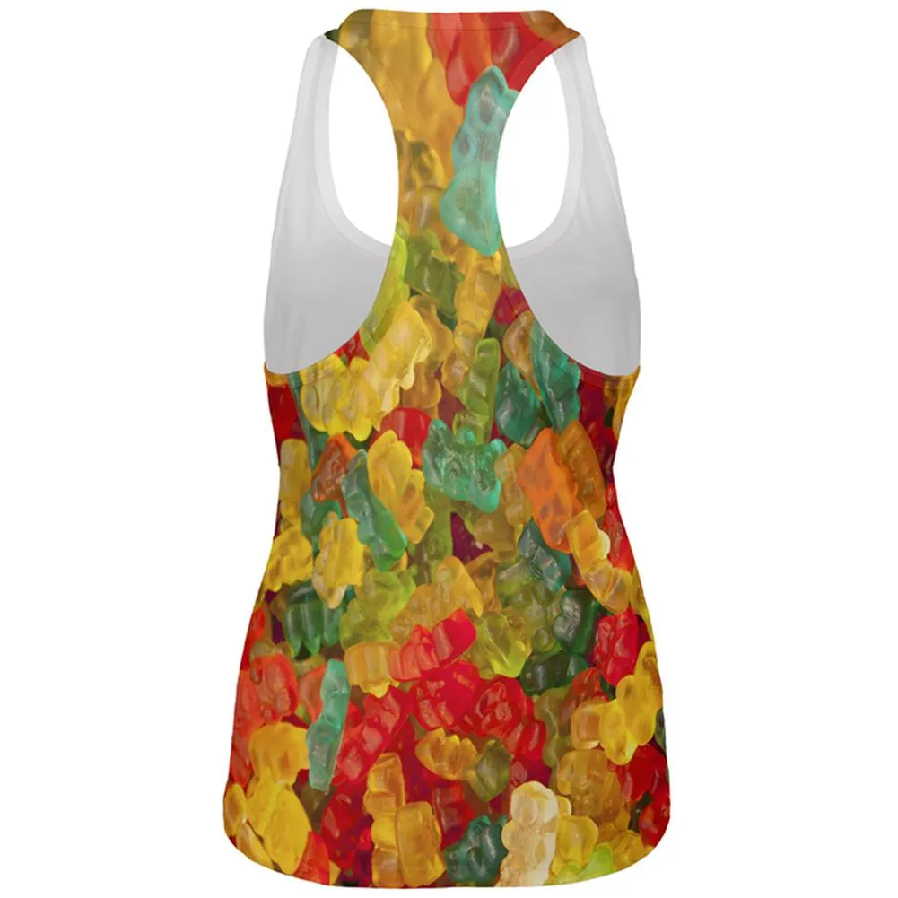 Halloween Candy Gummy Bears All Over Womens Work Out Tank Top sold by Old Glory product image thumbnail 2