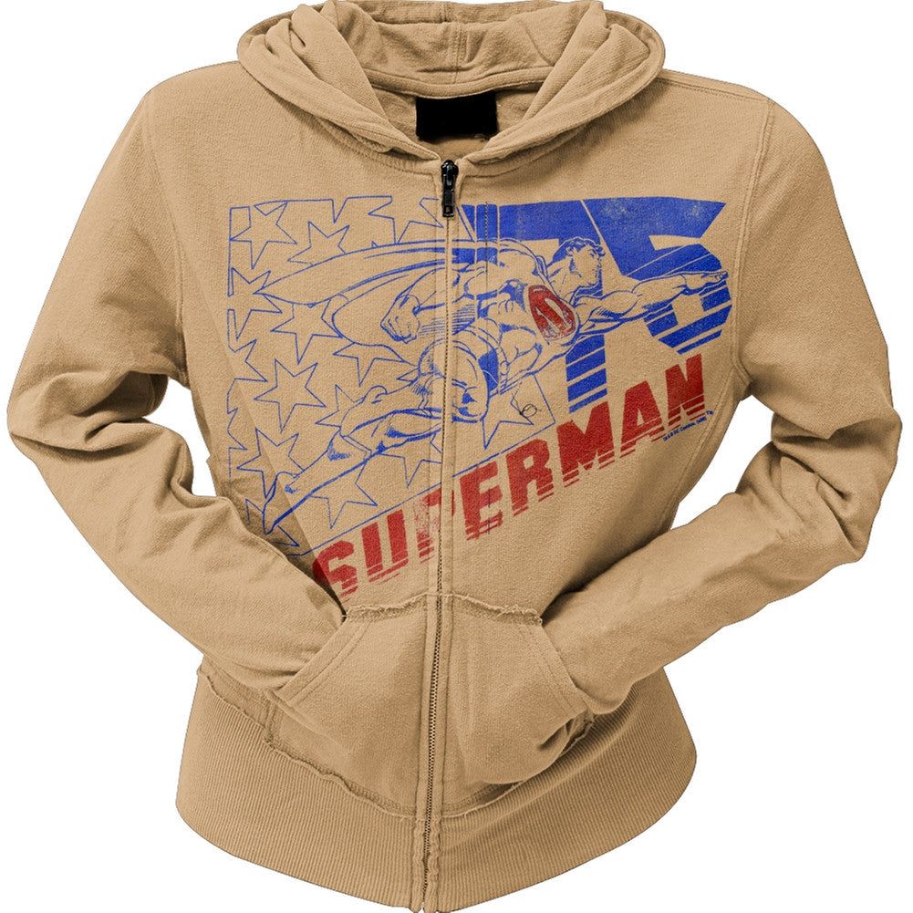 Superman - 75 Ladies Hoodie sold by Old Glory