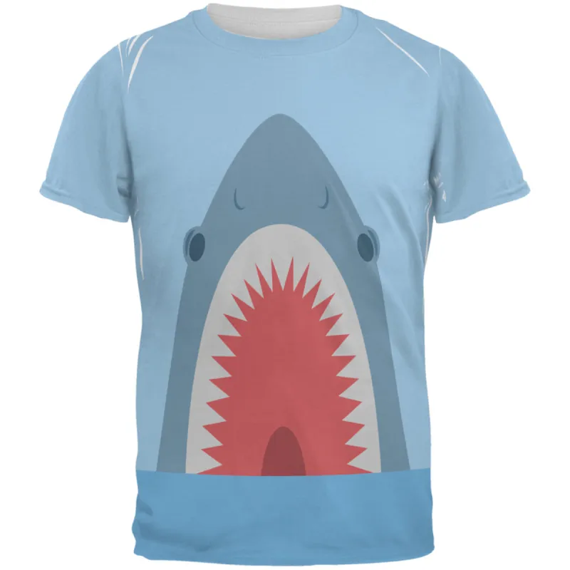 Cute Fun Shark Attack All Over Mens T Shirt sold by Old Glory