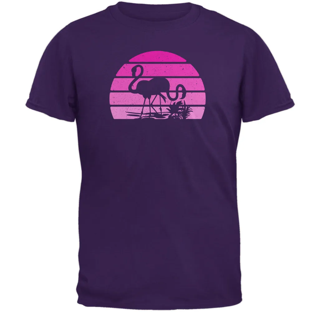 Florida Flamingo Retro Sunset Mens T Shirt sold by Old Glory product image thumbnail 2
