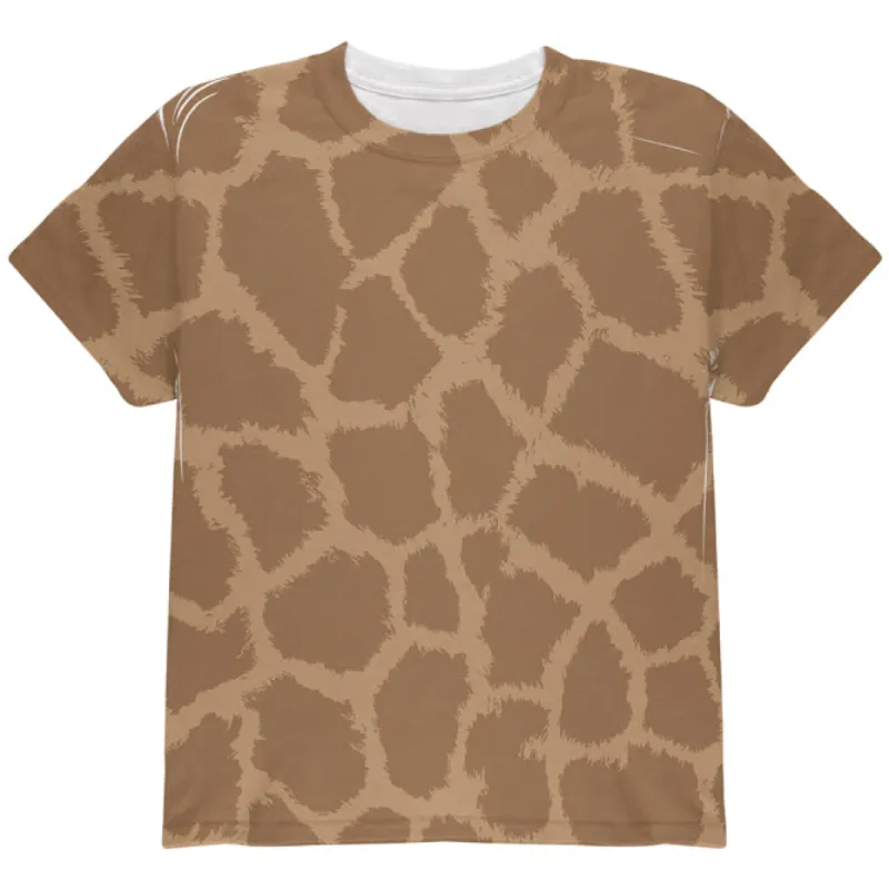 Halloween Giraffe Pattern Costume All Over Youth T Shirt sold by Old Glory