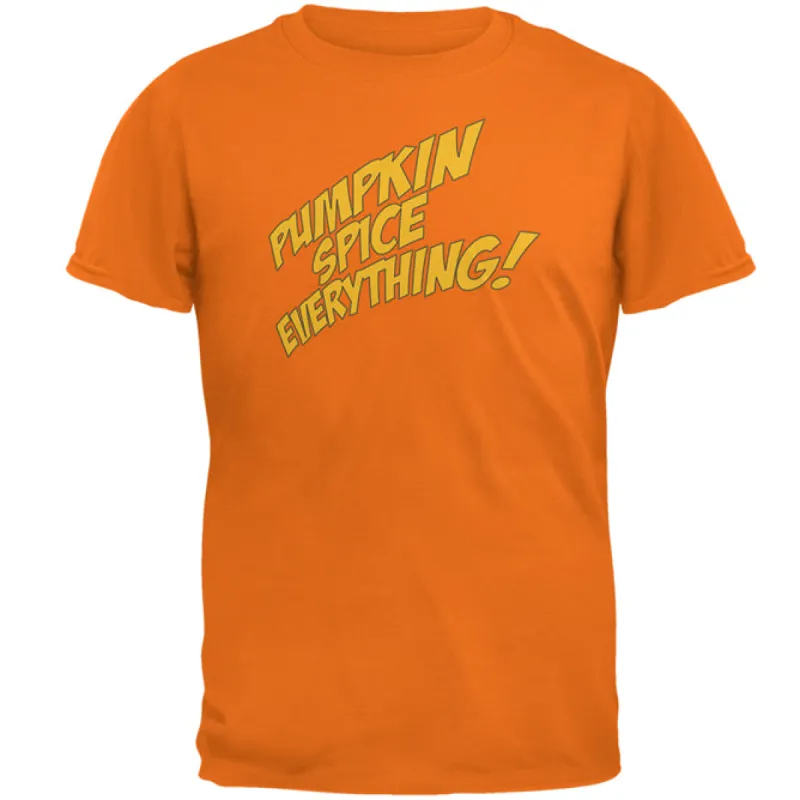 Autumn Fall Pumpkin Spice Everything Mens T Shirt made by Old Glory