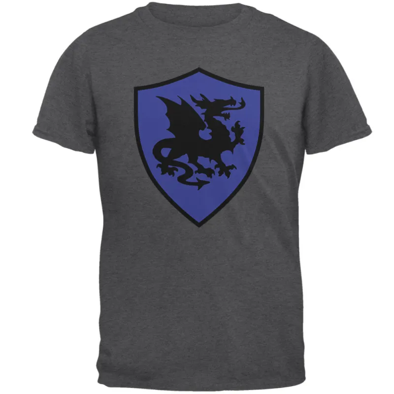 Halloween Knight Shield Costume Dragon Mens T Shirt sold by Old Glory