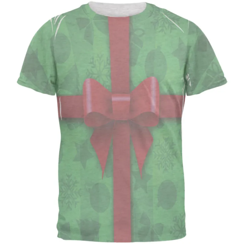 Green Christmas Present Costume Mens T Shirt sold by Old Glory