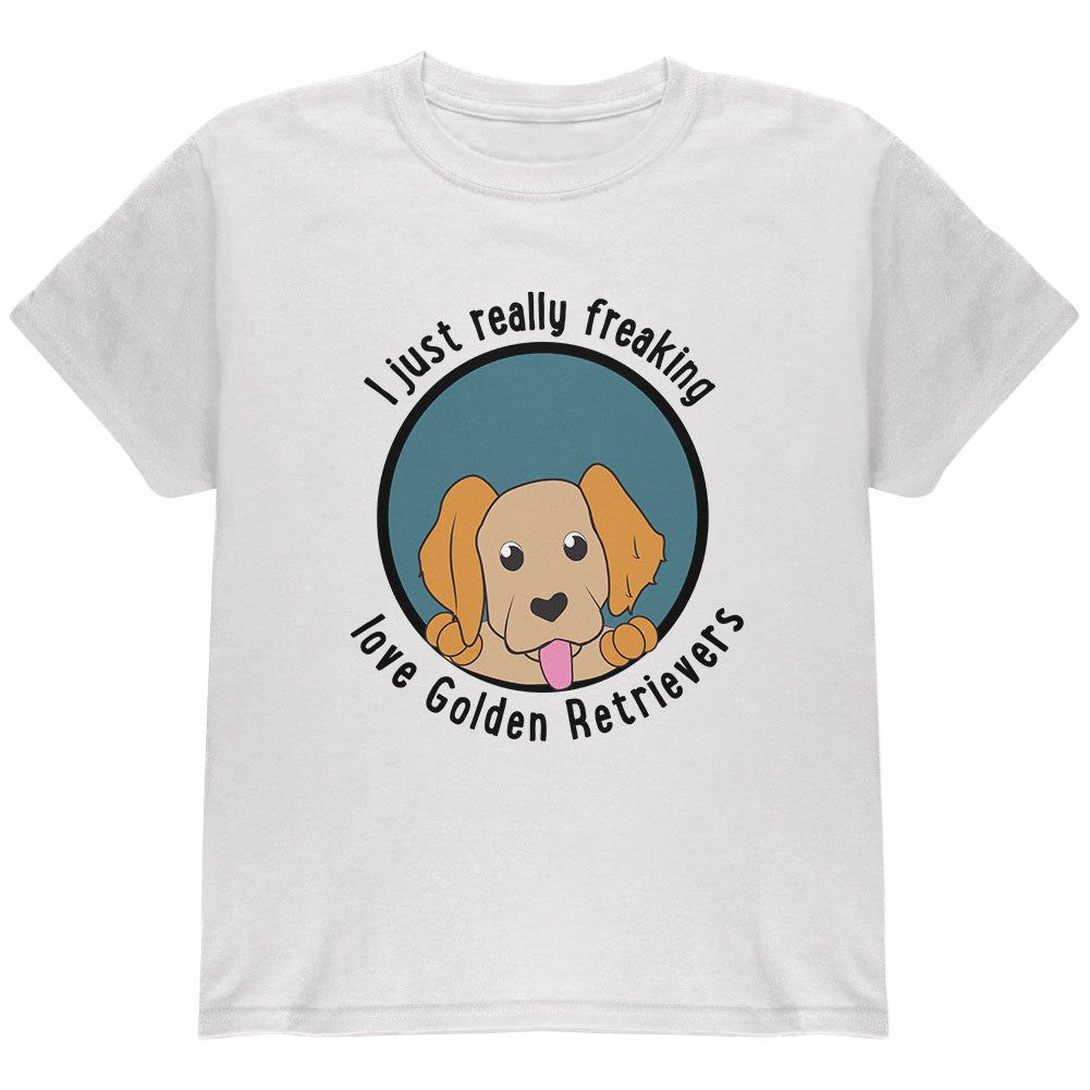 I Just Love Golden Retrievers Dog Youth T Shirt sold by Old Glory