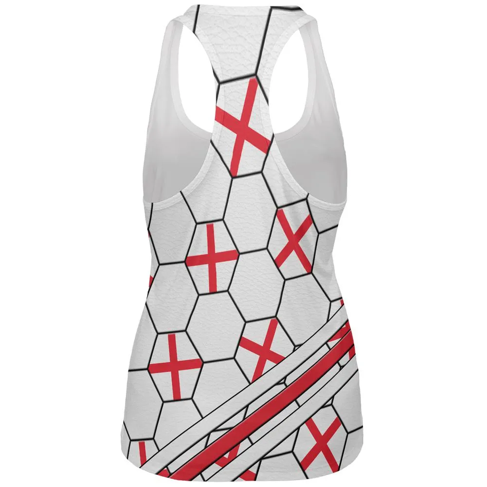 World Cup England Soccer Ball All Over Womens Work Out Tank Top sold by Old Glory product image thumbnail 2