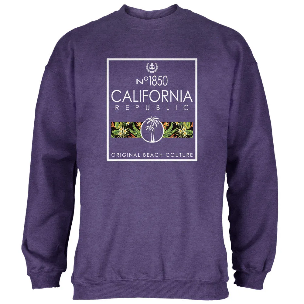 Floral Palm Tree Beach Couture California Republic Mens Sweatshirt sold by Old Glory product image thumbnail 2