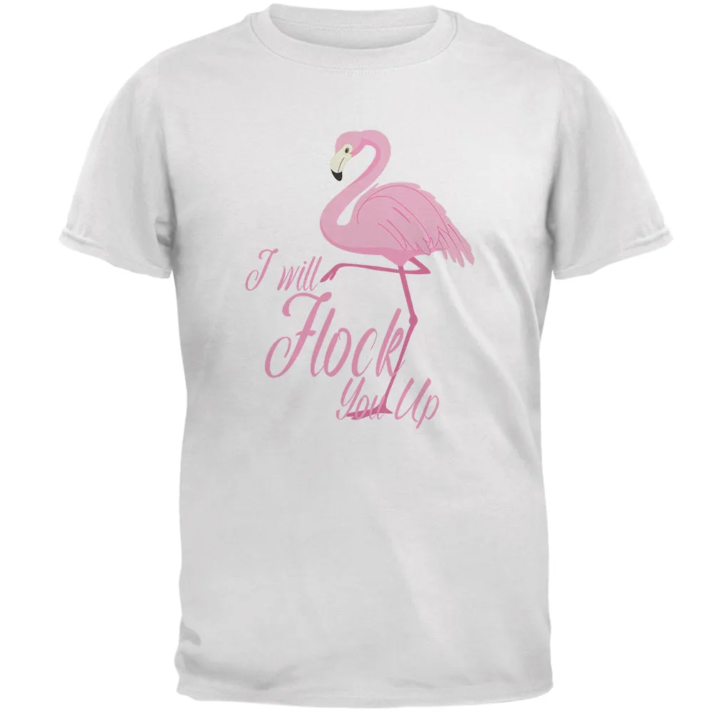 Flamingo I Will Flock You Up Mens T Shirt sold by Old Glory product image thumbnail 3