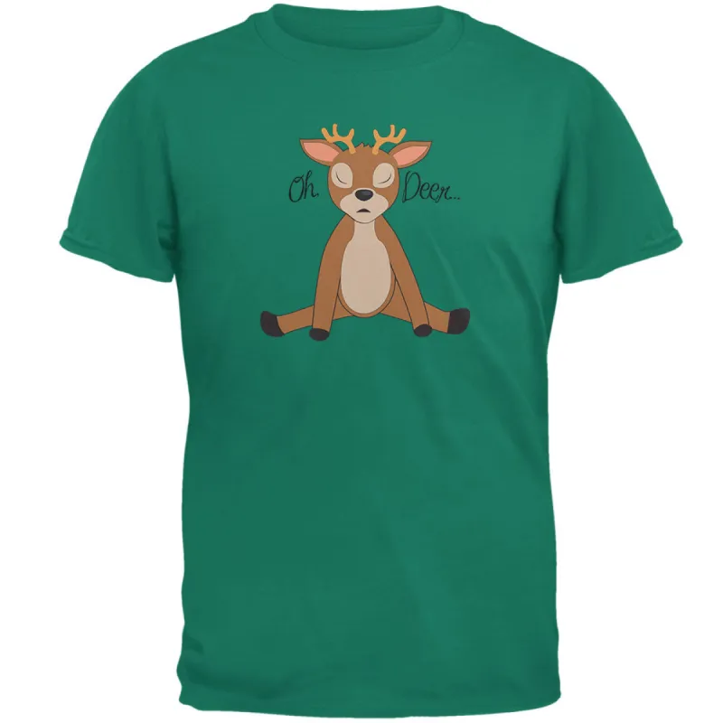 Oh Deer Funny Pun Cute Mens T Shirt sold by Old Glory