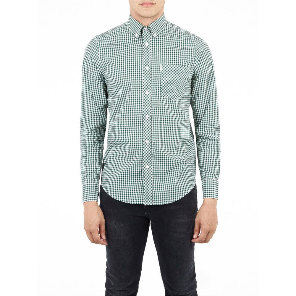 Ben Sherman - Original Gingham Check Mens Button-Up Short Sleeve Shirt sold by Old Glory
