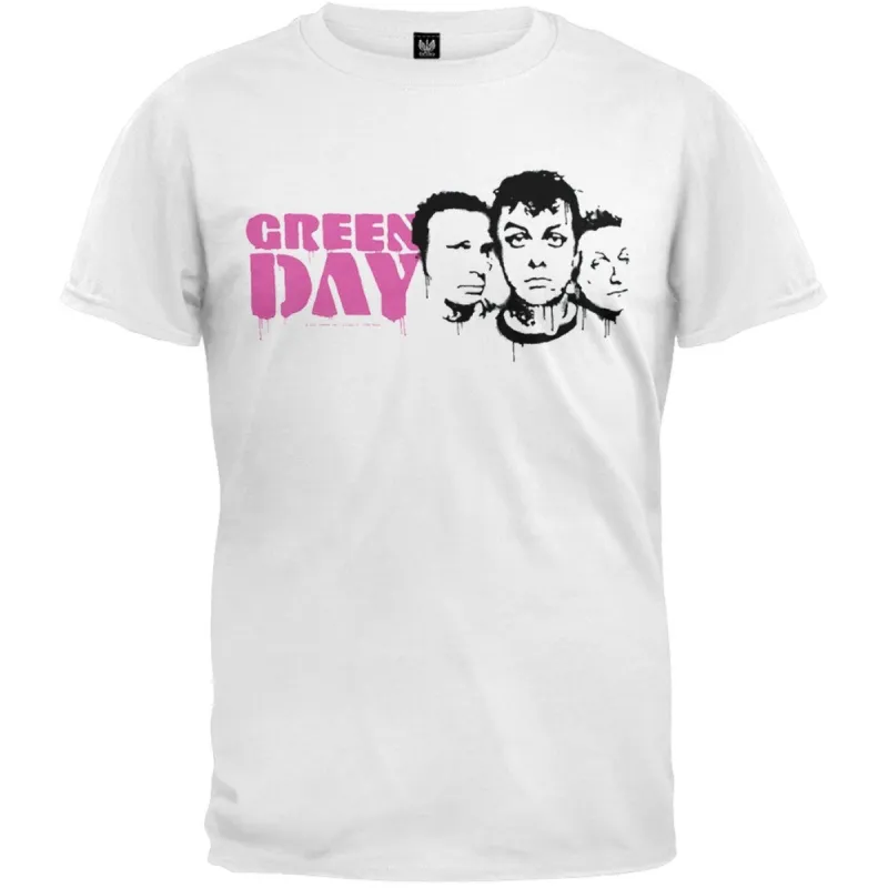 Green Day - Stencil Posse T- Shirt sold by Old Glory