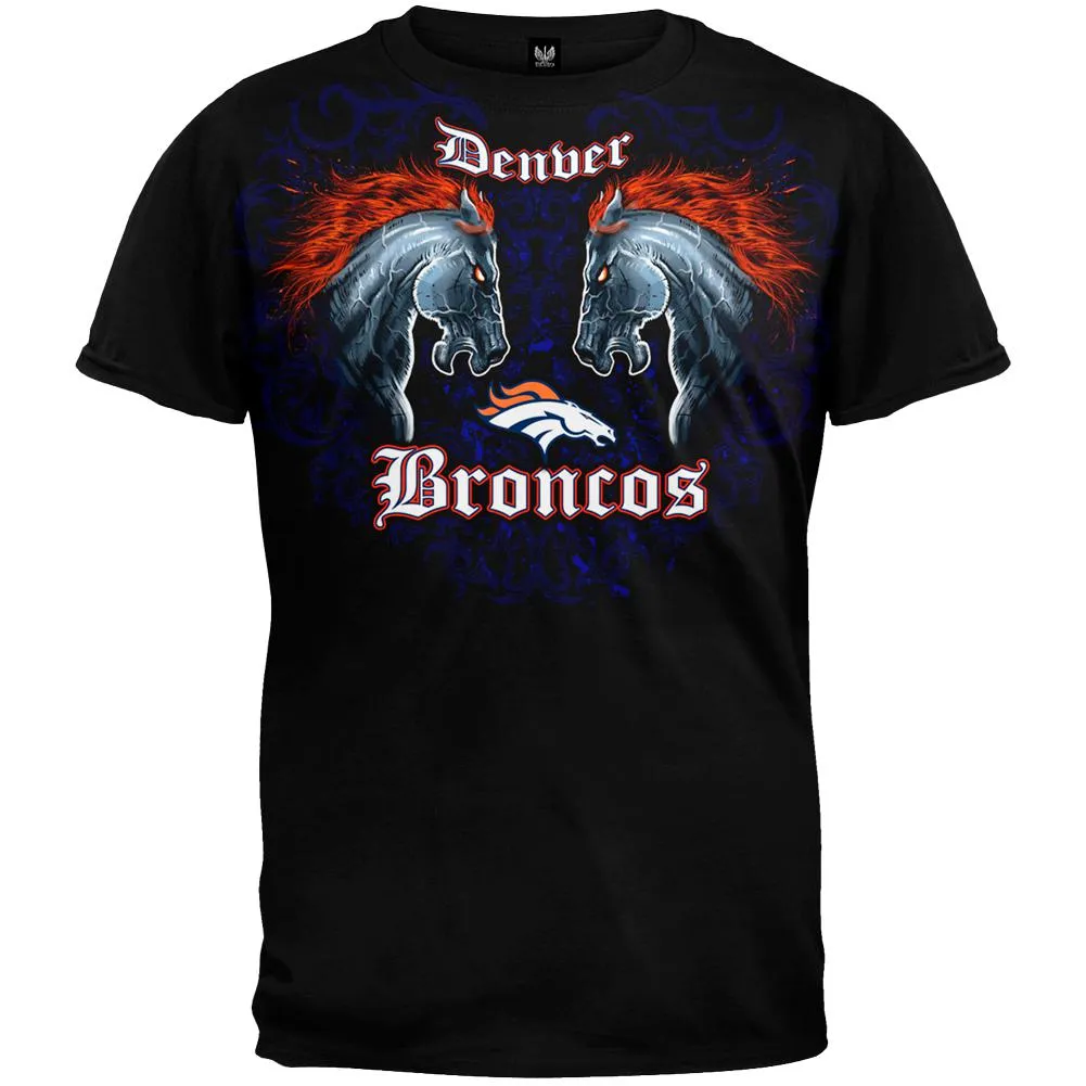 Denver Broncos - Face Off T-Shirt sold by Old Glory