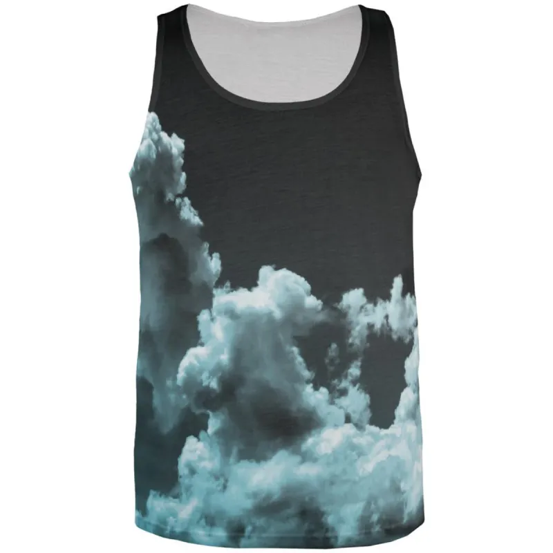 Black Clouds All Over Adult Tank Top sold by Old Glory