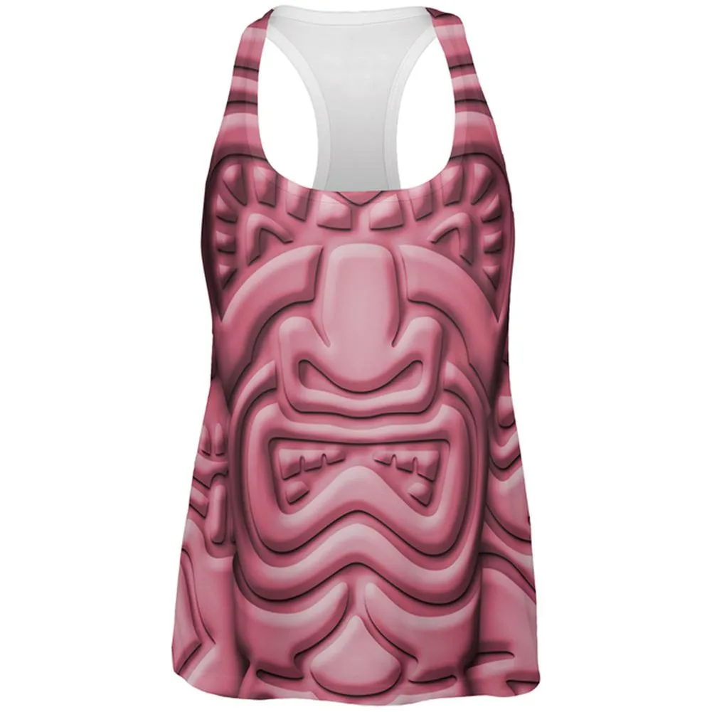 Tiki God Pink Face Luau All Over Womens Work Out Tank Top sold by Old Glory