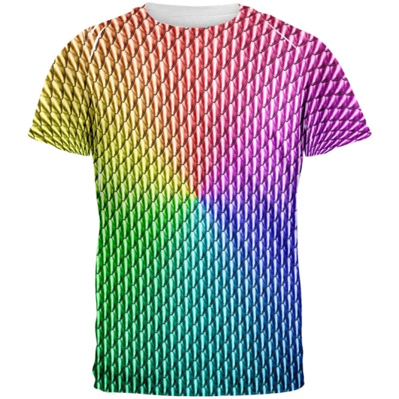 Halloween Chinese Imperial Dragon Scales Costume All Over Mens T Shirt sold by Old Glory