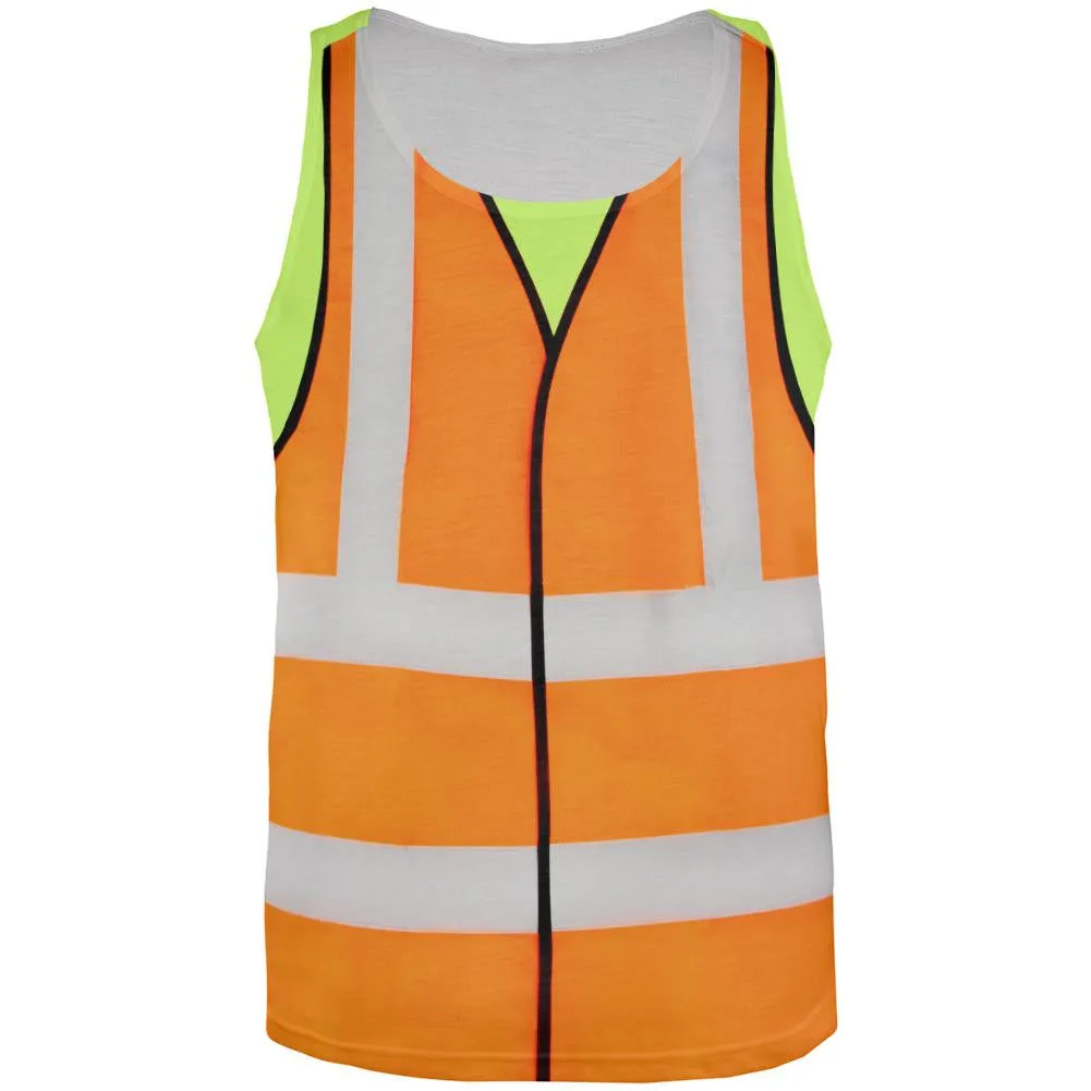 Halloween Road Worker Costume All Over Adult Tank Top sold by Old Glory