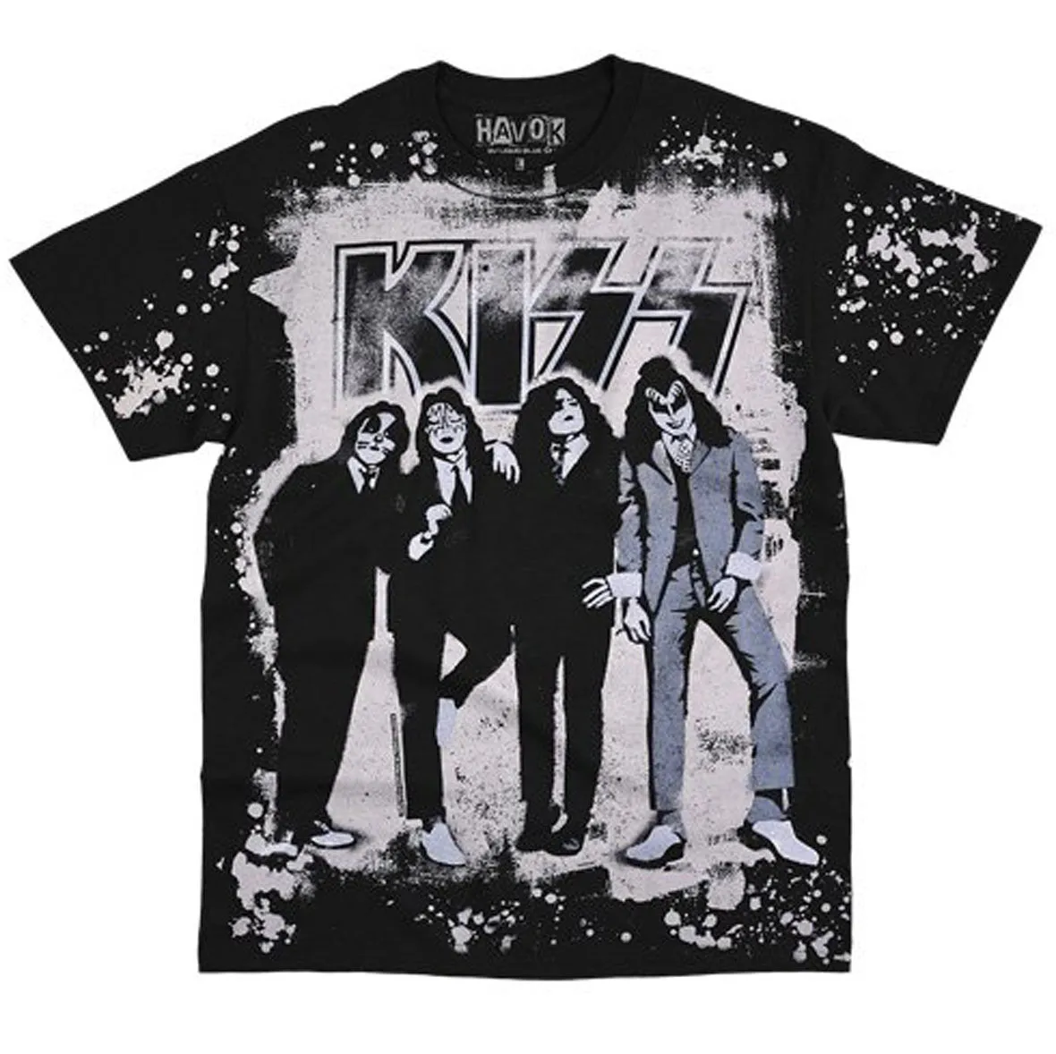 Kiss Dressed To Kill Havok Mens Tie-Dye T Shirt sold by Old Glory
