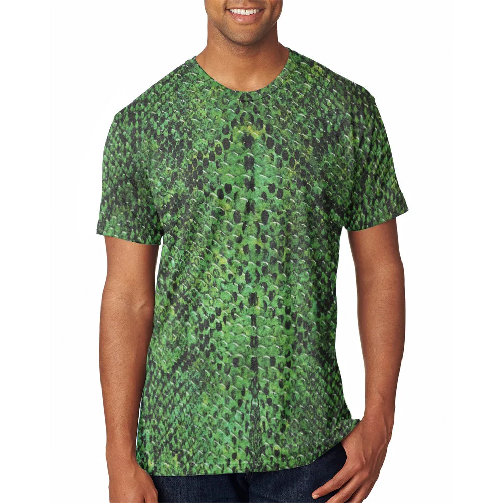Halloween Green Snake Snakeskin Costume All Over Mens T Shirt sold by Old Glory product image thumbnail 4