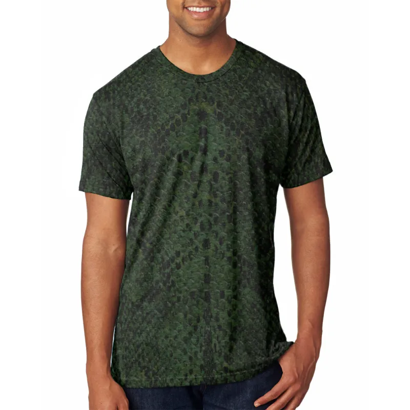 Halloween Green Snake Snakeskin Costume All Over Mens T Shirt sold by Old Glory