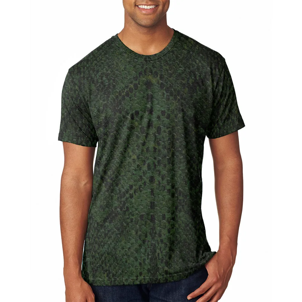 Halloween Green Snake Snakeskin Costume All Over Mens T Shirt sold by Old Glory