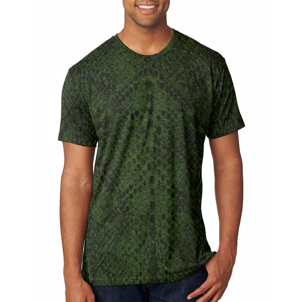 Halloween Green Snake Snakeskin Costume All Over Mens T Shirt sold by Old Glory product image thumbnail 5