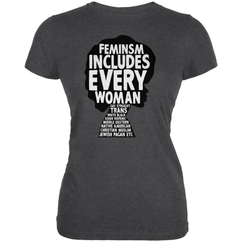 Feminism Includes Every Woman Juniors Soft T Shirt sold by Old Glory