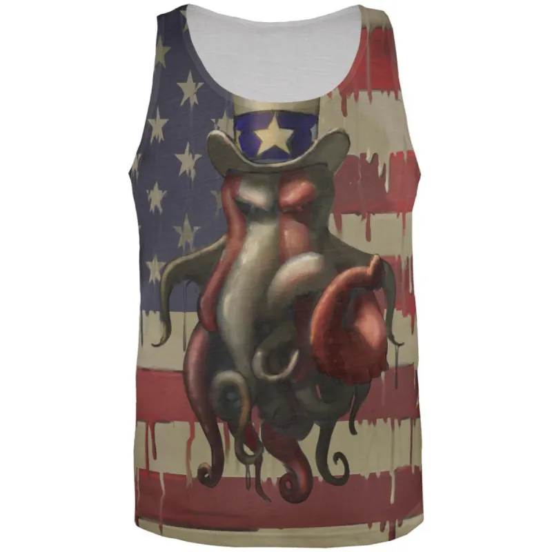 We Want You Cthulhu All Over Adult Tank Top sold by Old Glory