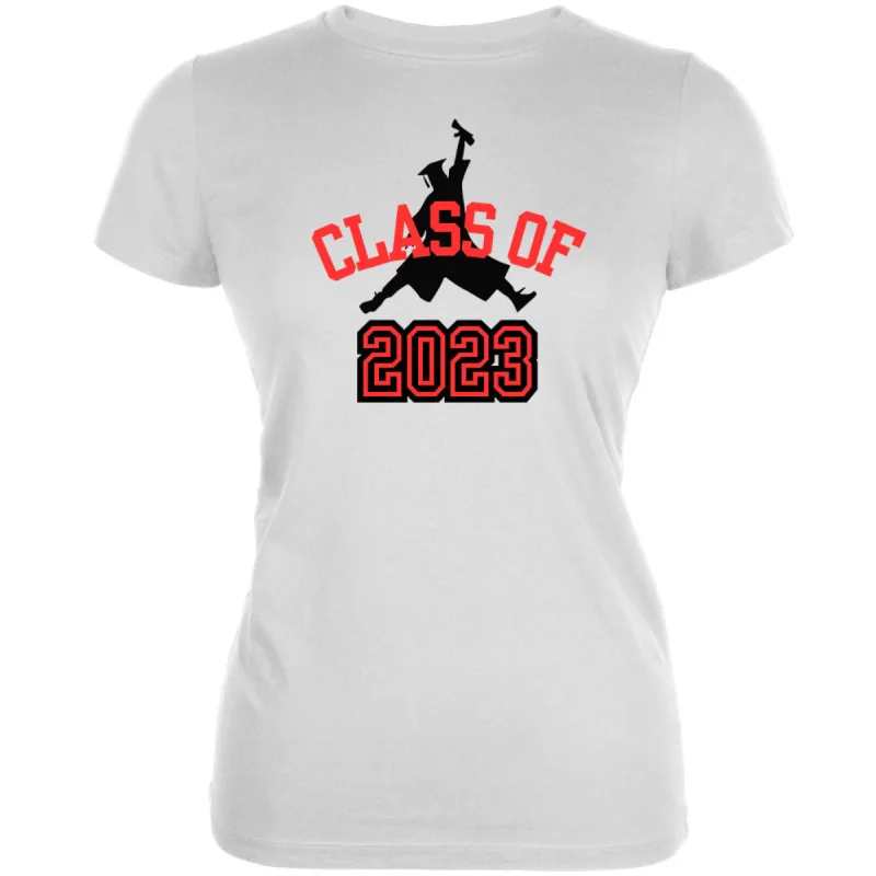 Class of 2023 Graduation Jumping Grad Juniors T Shirt sold by Old Glory