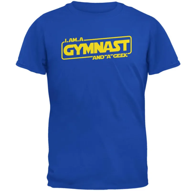 A Gymnast and a Geek Mens Soft T Shirt sold by Old Glory