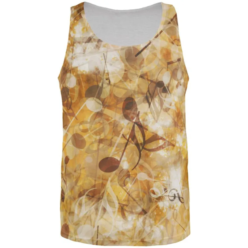 Classical Music Medley All Over Adult Tank Top sold by Old Glory