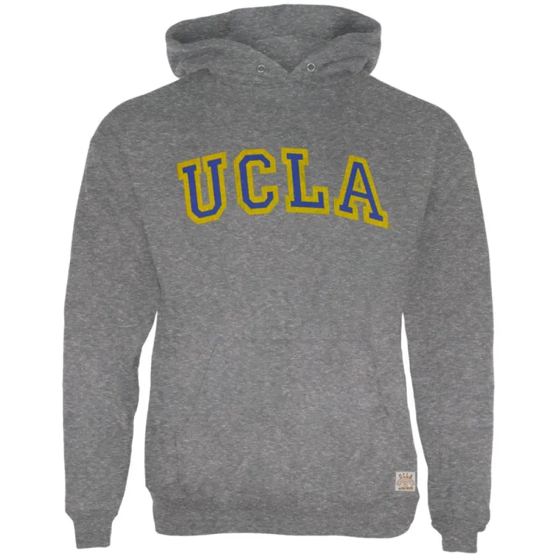 UCLA Bruins - Distressed Letters Logo Tri-Blend Adult Pullover Hoodie sold by Old Glory