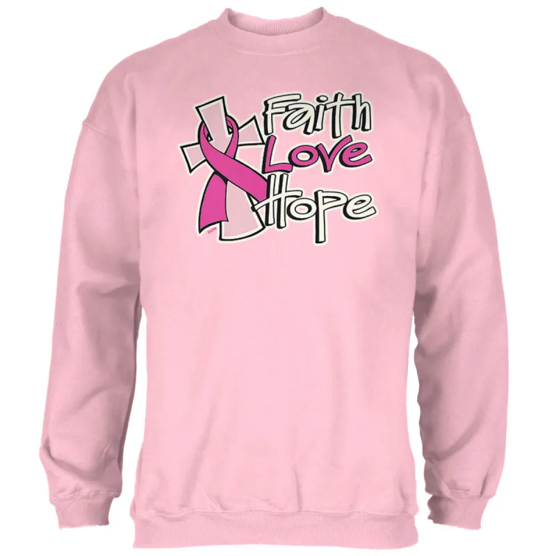 Faith Love Hope Mens Sweatshirt sold by Old Glory