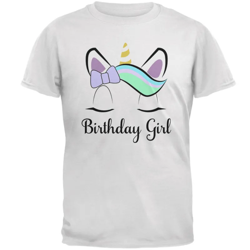 Birthday Girl Unicorn Mens T Shirt sold by Old Glory