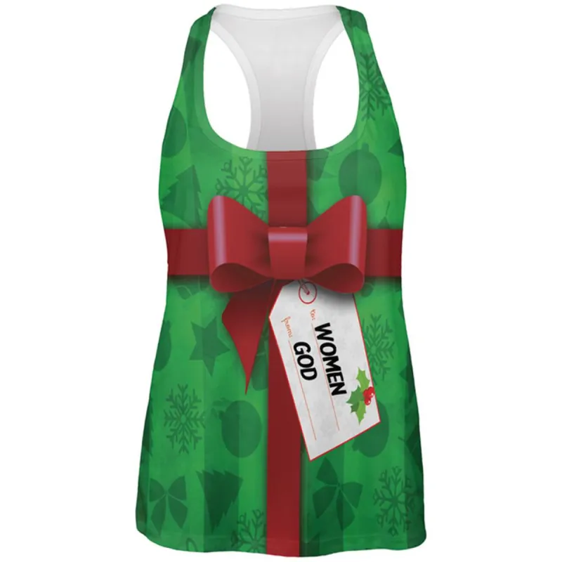 Christmas Gift To Women From God All Over Womens Work Out Tank Top sold by Old Glory