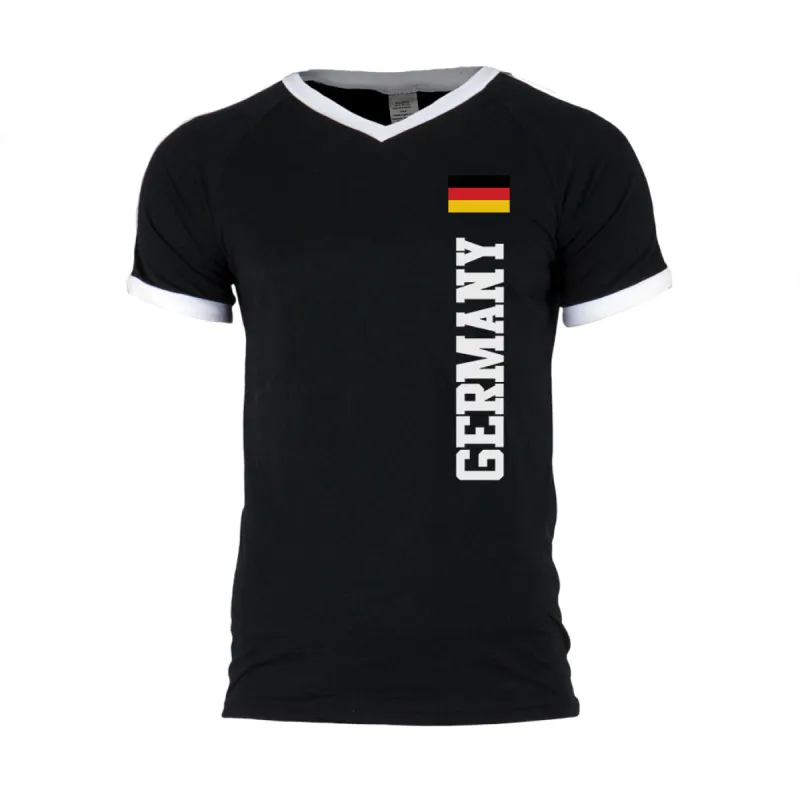World Cup Germany Mens Soccer Jersey V-Neck T-Shirt sold by Old Glory