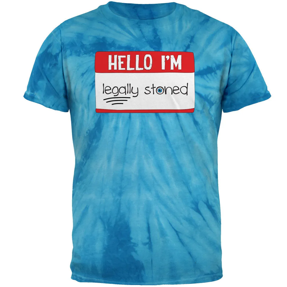 Halloween Hello I'm Legally Stoned Legalize Marijuana Mens T Shirt sold by Old Glory product image thumbnail 4
