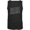 Don't Adult Today Just Unicorn Black Adult Tank Top sold by Old Glory