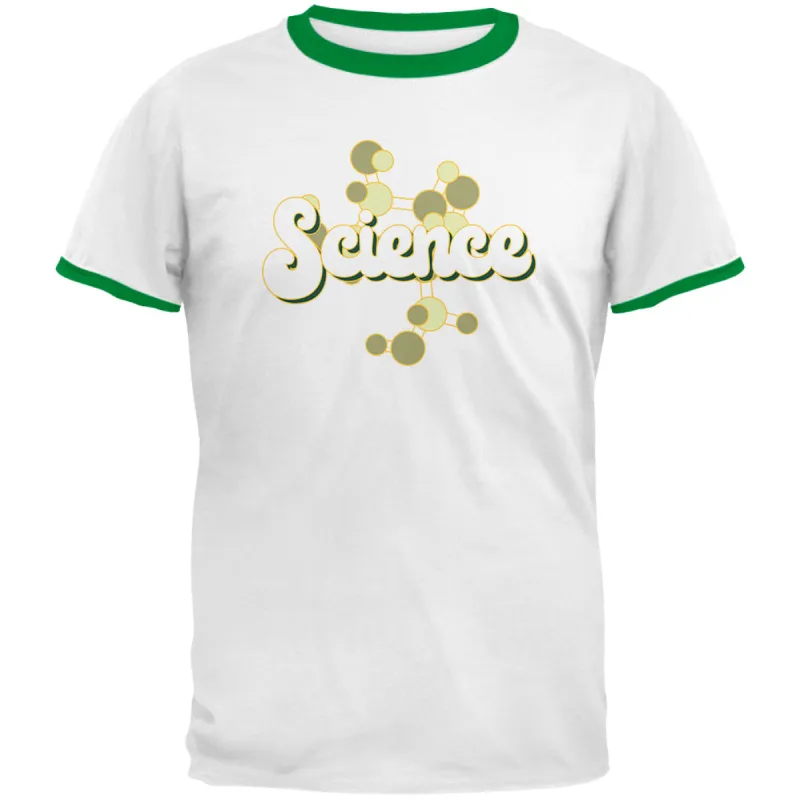 Retro Science Nerd Mens Ringer T Shirt sold by Old Glory