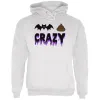 Halloween Bat Poop Crazy  Mens Hoodie sold by Old Glory