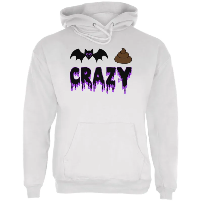 Halloween Bat Poop Crazy  Mens Hoodie sold by Old Glory