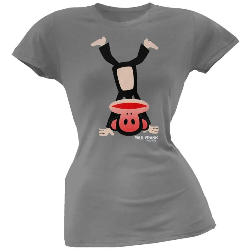 Paul Frank - Julius Upside Down Juniors T-Shirt made by Paul Frank