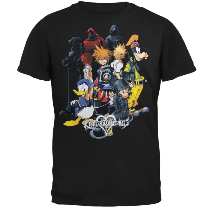 Kingdom Hearts - Hearts Group Youth T-Shirt sold by Old Glory
