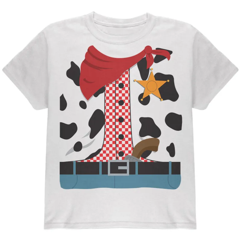 Halloween Cowgirl Costume Youth T Shirt sold by Old Glory