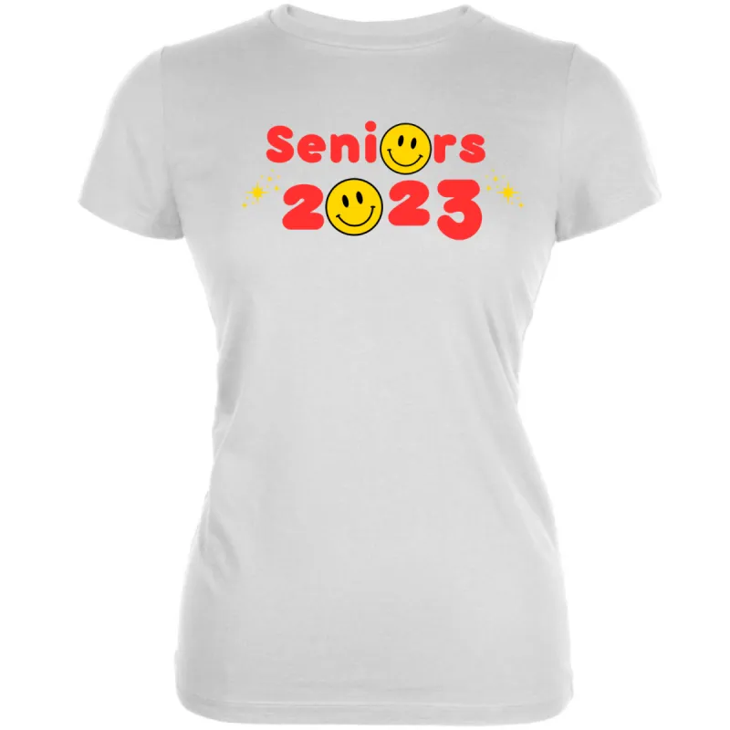 Class of 2023 Graduation Happy Face Seniors Juniors T Shirt sold by Old Glory