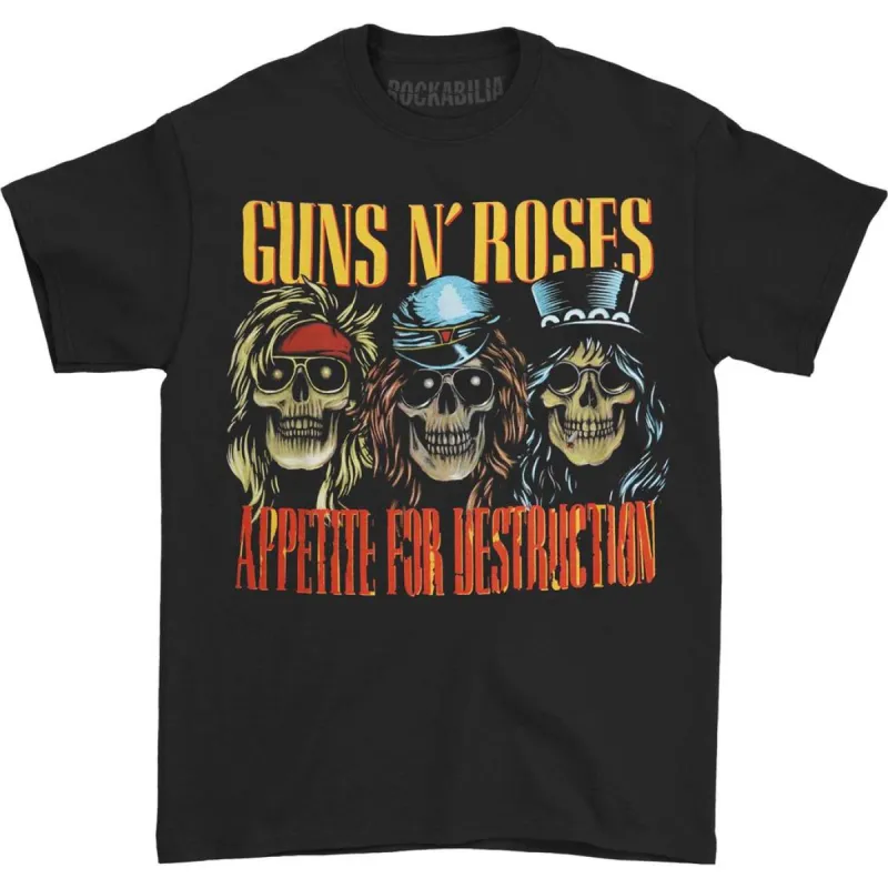 Guns N Roses - AFD Skulls Mens T Shirt sold by Old Glory