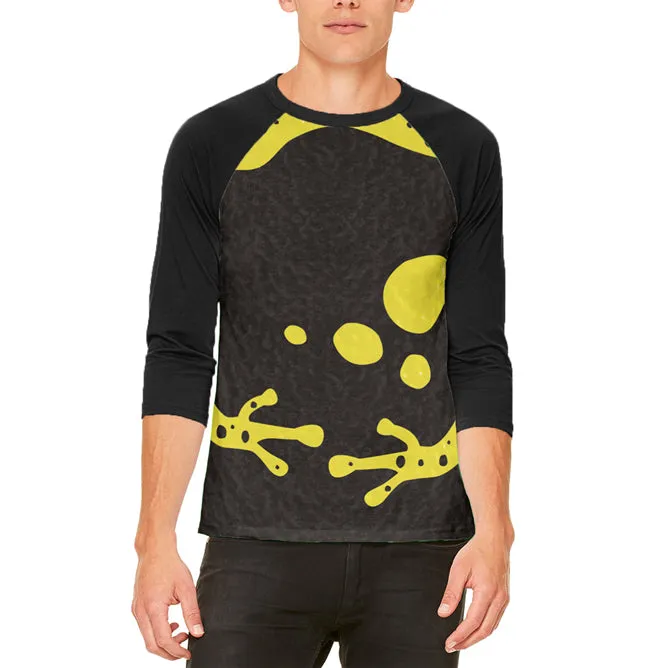 Halloween Costume Yellow Banded Poison Dart Frog Costume Mens Raglan T Shirt sold by Old Glory