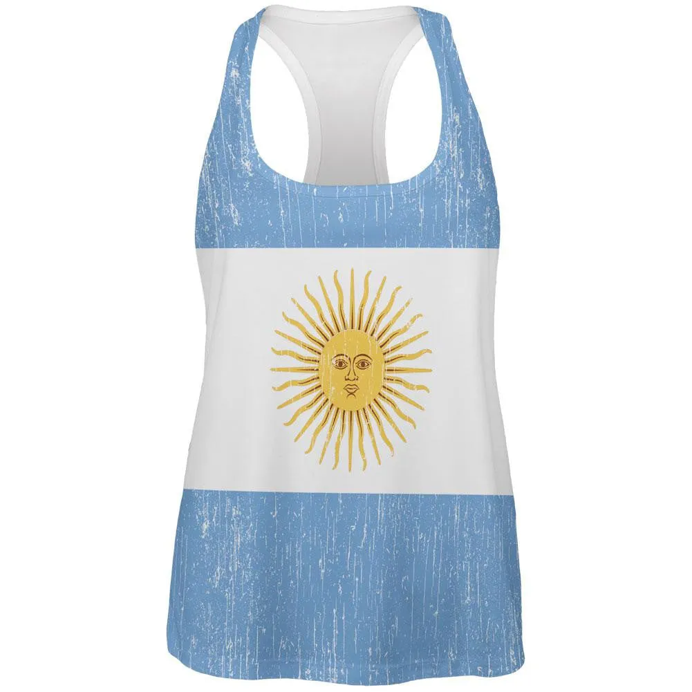 World Cup Argentina Sun All Over Womens Tank Top sold by Old Glory